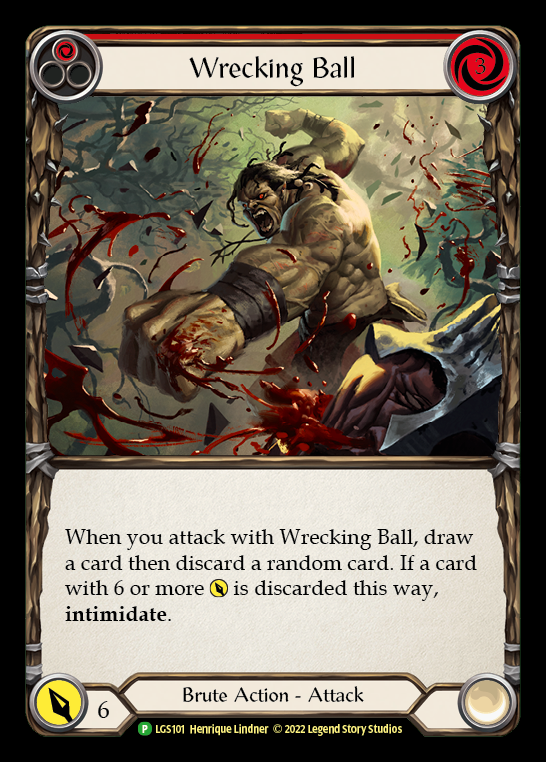 Wrecking Ball [LGS101] (Promo)  Rainbow Foil | Pegasus Games WI