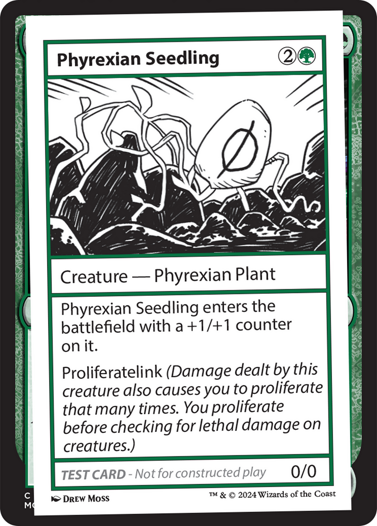 Phyrexian Seedling [Mystery Booster 2 Playtest Cards] | Pegasus Games WI