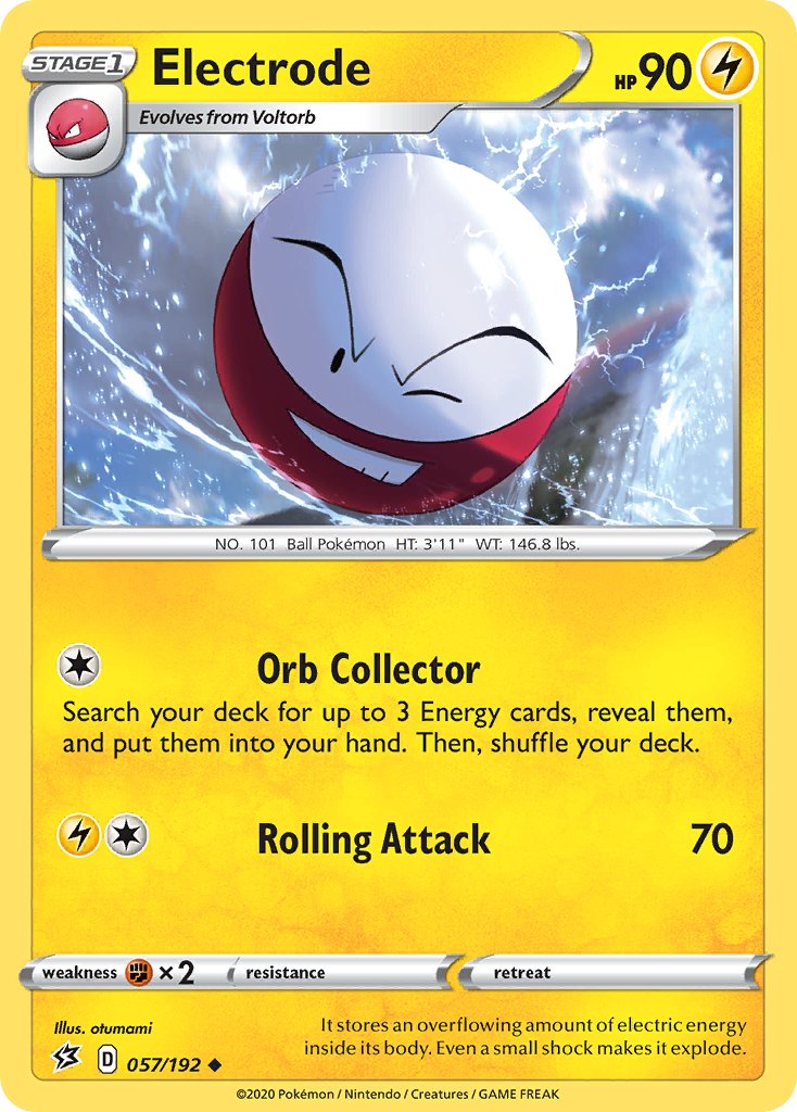 Electrode (057/192) [Sword & Shield: Rebel Clash] | Pegasus Games WI