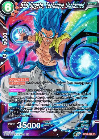 SSB Gogeta, Technique Unchained (BT11-012) [Vermilion Bloodline 2nd Edition] | Pegasus Games WI