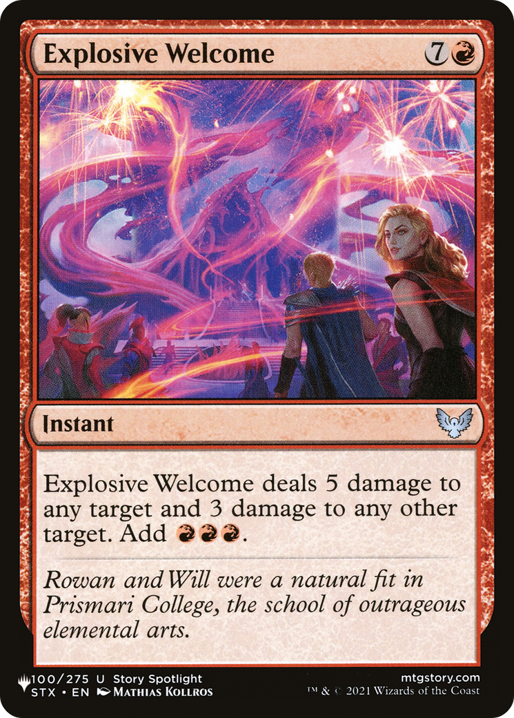 Explosive Welcome [The List Reprints] | Pegasus Games WI