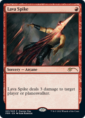 Lava Spike (Premier Play) [Pro Tour Promos] | Pegasus Games WI