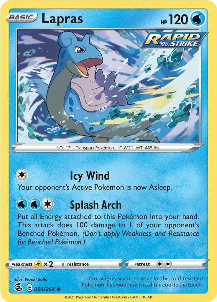 Lapras (054/264) [Sword & Shield: Fusion Strike] | Pegasus Games WI