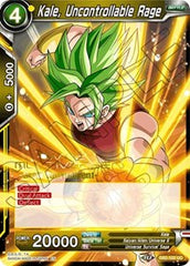 Kale, Uncontrollable Rage (Divine Multiverse Draft Tournament) (DB2-102) [Tournament Promotion Cards] | Pegasus Games WI