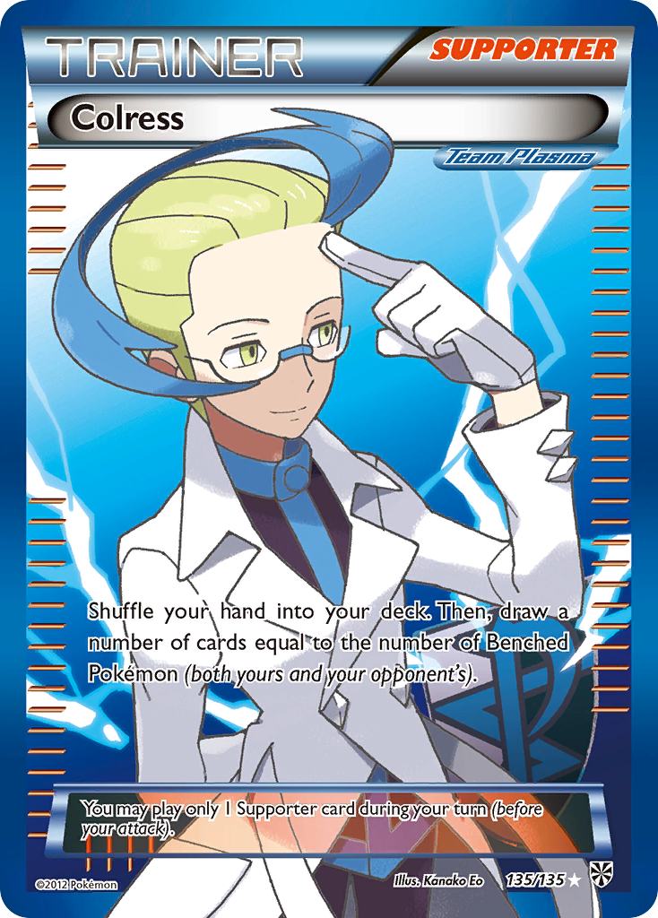 Colress (135/135) [Black & White: Plasma Storm] | Pegasus Games WI
