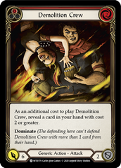 Demolition Crew (Red) [U-WTR179] (Welcome to Rathe Unlimited)  Unlimited Rainbow Foil | Pegasus Games WI