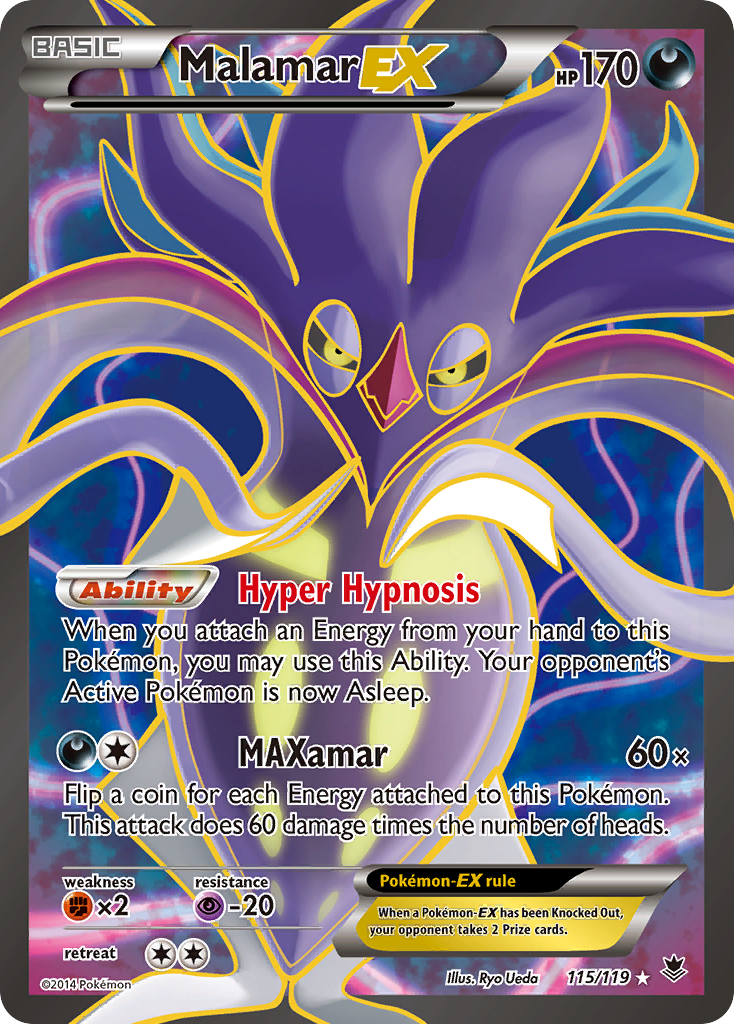 Malamar EX (115/119) [XY: Phantom Forces] | Pegasus Games WI