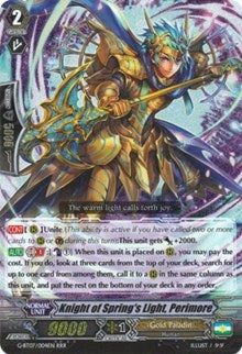 Knight ofring's Light, Perimore (G-BT07/004EN) [Glorious Bravery of Radiant Sword] | Pegasus Games WI