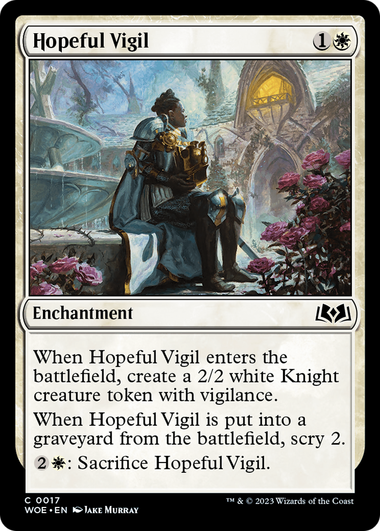 Hopeful Vigil [Wilds of Eldraine] | Pegasus Games WI