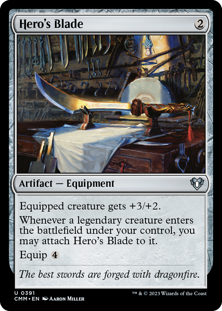 Hero's Blade [Commander Masters] | Pegasus Games WI