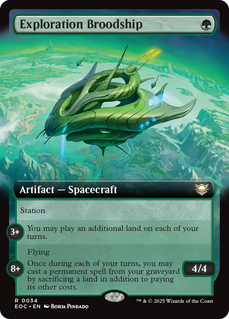 Exploration Broodship (Extended Art) [Edge of Eternities Commander] | Pegasus Games WI