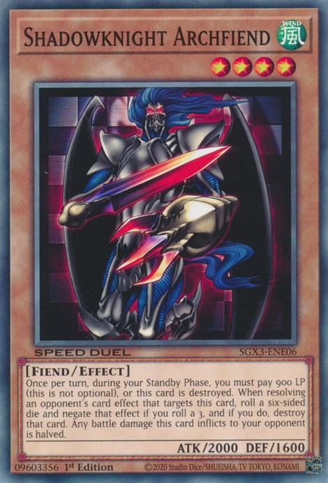 Shadowknight Archfiend [SGX3-ENE06] Common | Pegasus Games WI