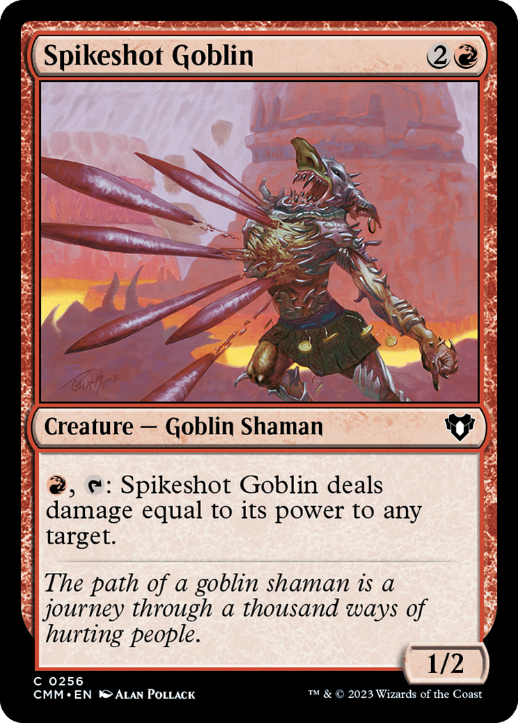 Spikeshot Goblin [Commander Masters] | Pegasus Games WI