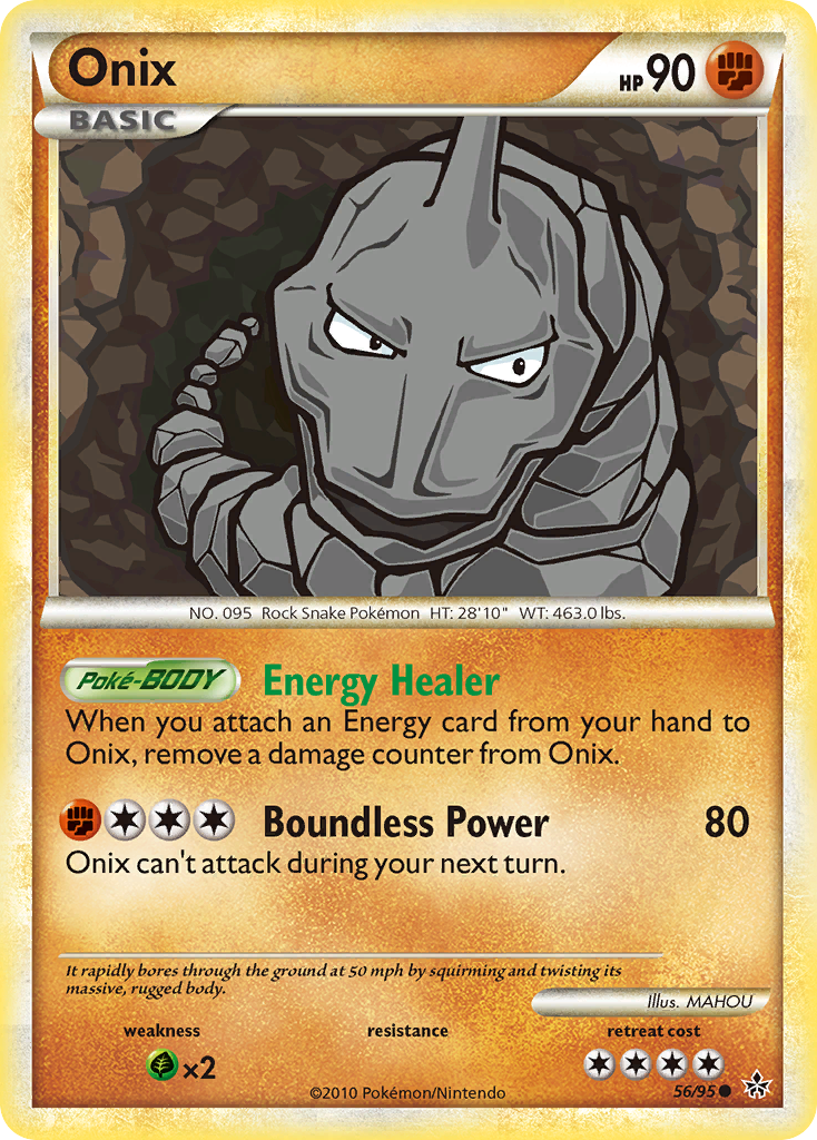 Onix (56/95) [HeartGold & SoulSilver: Unleashed] | Pegasus Games WI