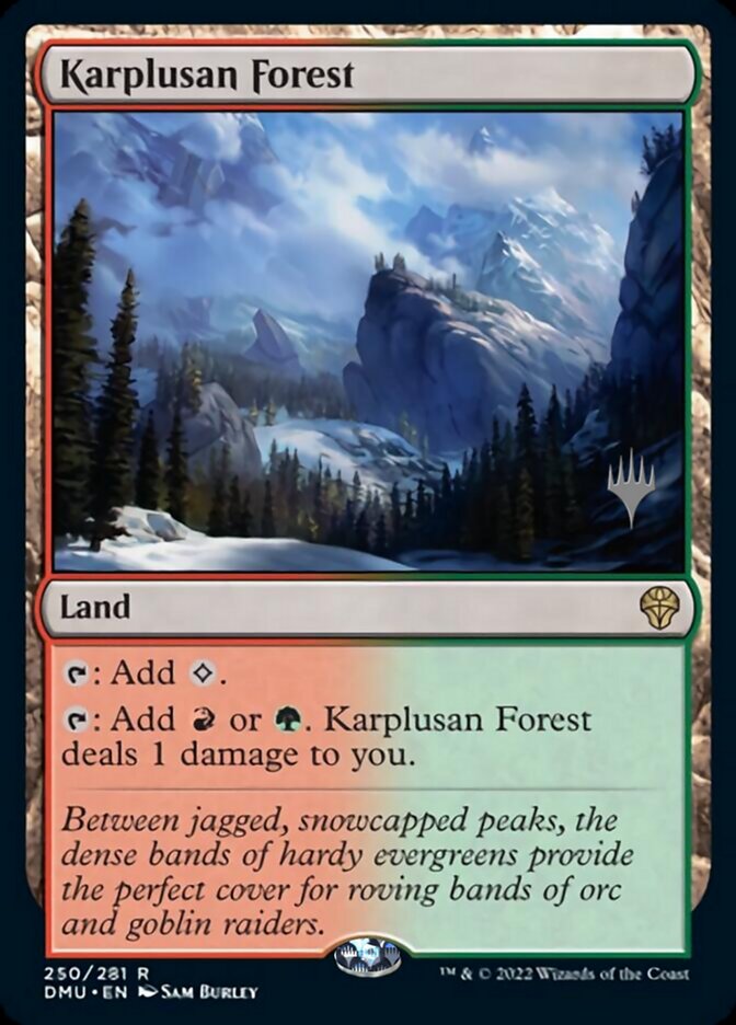 Karplusan Forest (Promo Pack) [Dominaria United Promos] | Pegasus Games WI