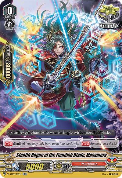 Stealth Rogue of the Fiendish Blade, Masamura (V-BT09/019EN) [Butterfly d'Moonlight] | Pegasus Games WI