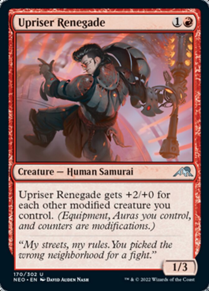 Upriser Renegade [Kamigawa: Neon Dynasty] | Pegasus Games WI