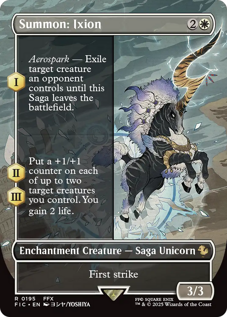 Summon: Ixion (Borderless) [FINAL FANTASY Commander] | Pegasus Games WI