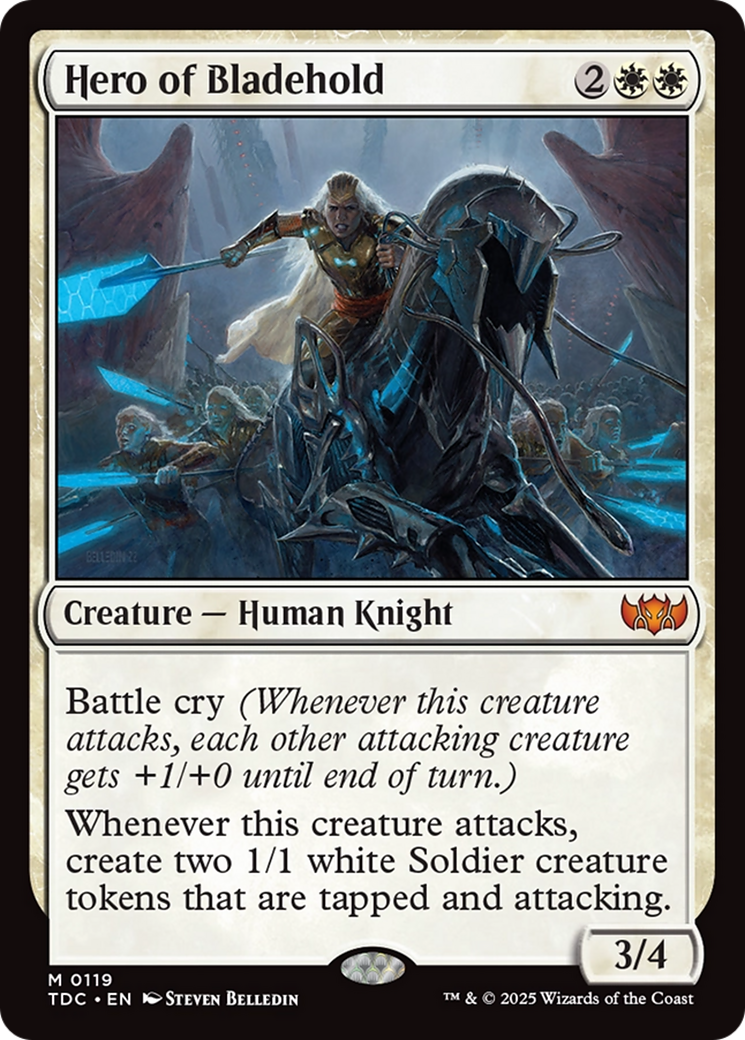 Hero of Bladehold [Tarkir: Dragonstorm Commander] | Pegasus Games WI