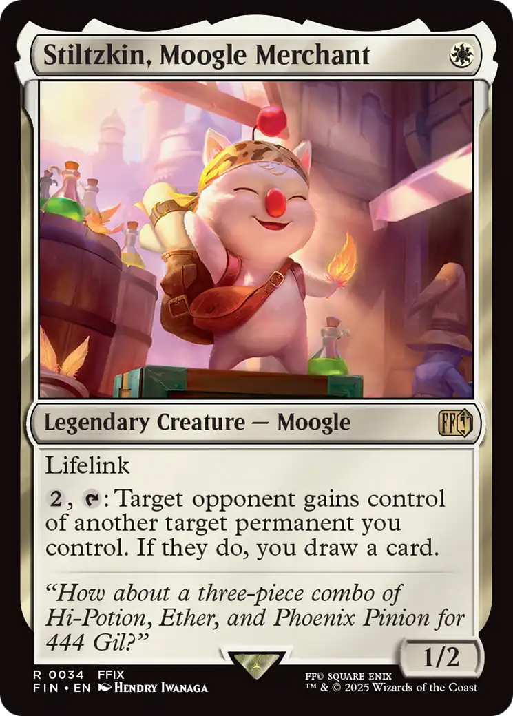 Stiltzkin, Moogle Merchant [FINAL FANTASY] | Pegasus Games WI