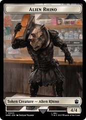 Alien Rhino // Alien Salamander Double-Sided Token [Doctor Who Tokens] | Pegasus Games WI