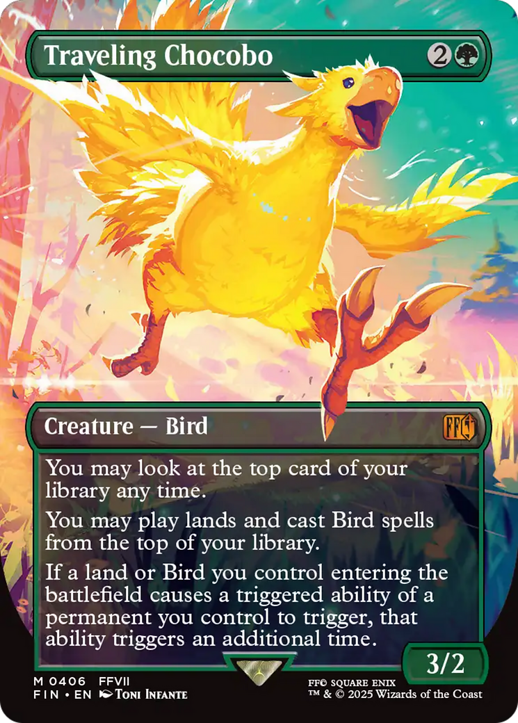 Traveling Chocobo (Borderless) [FINAL FANTASY] | Pegasus Games WI