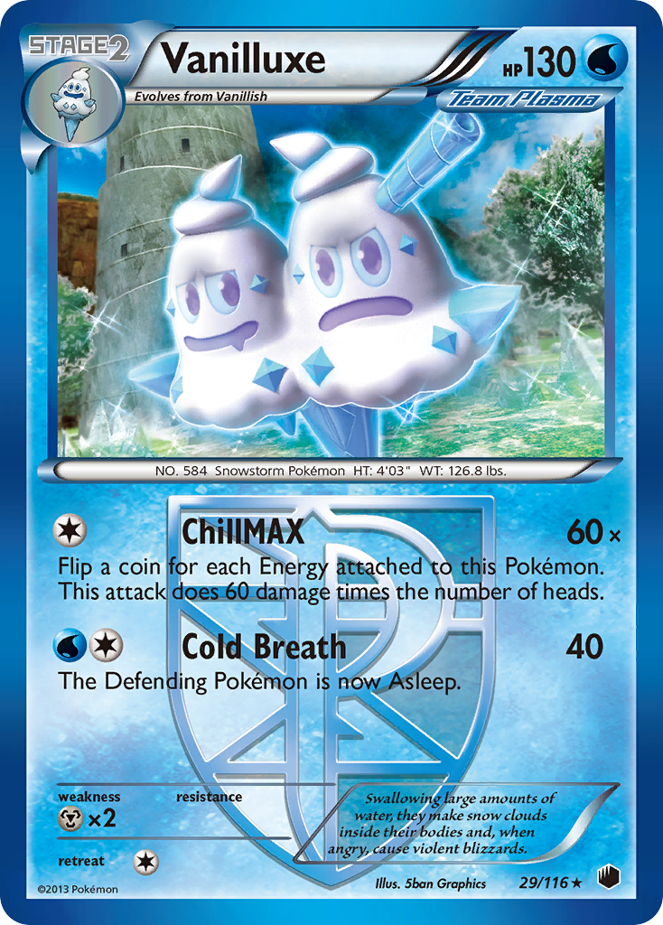 Vanilluxe (29/116) [Black & White: Plasma Freeze] | Pegasus Games WI
