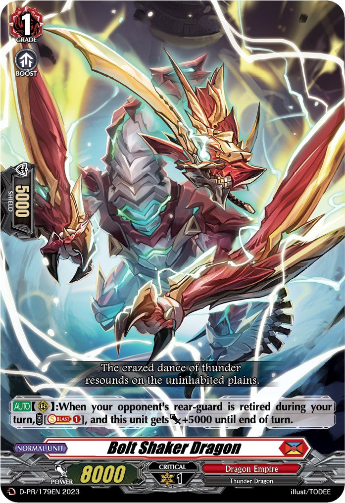 Bolt Shaker Dragon (D-PR/179EN) [D Promo Cards] | Pegasus Games WI