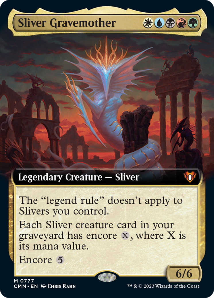 Sliver Gravemother (Extended Art) [Commander Masters] | Pegasus Games WI