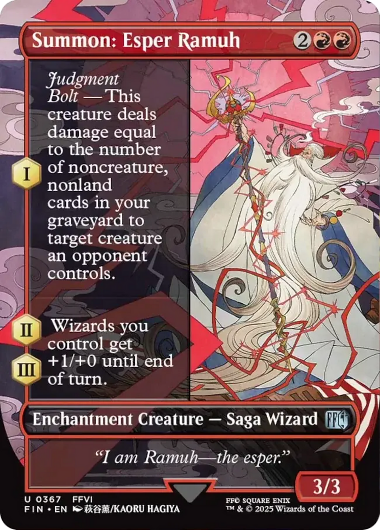 Summon: Esper Ramuh (Borderless) [FINAL FANTASY] | Pegasus Games WI