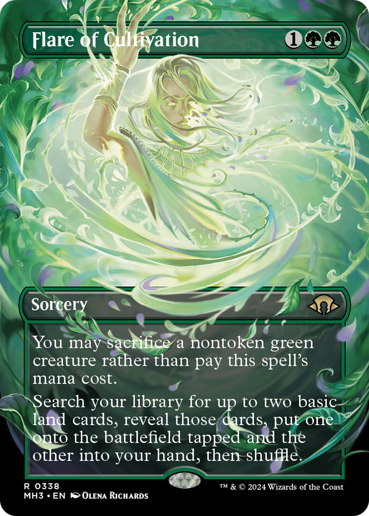 Flare of Cultivation (Borderless) [Modern Horizons 3] | Pegasus Games WI