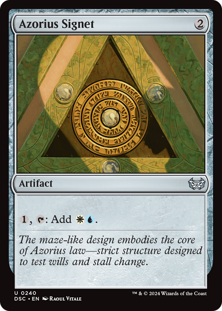 Azorius Signet [Duskmourn: House of Horror Commander] | Pegasus Games WI