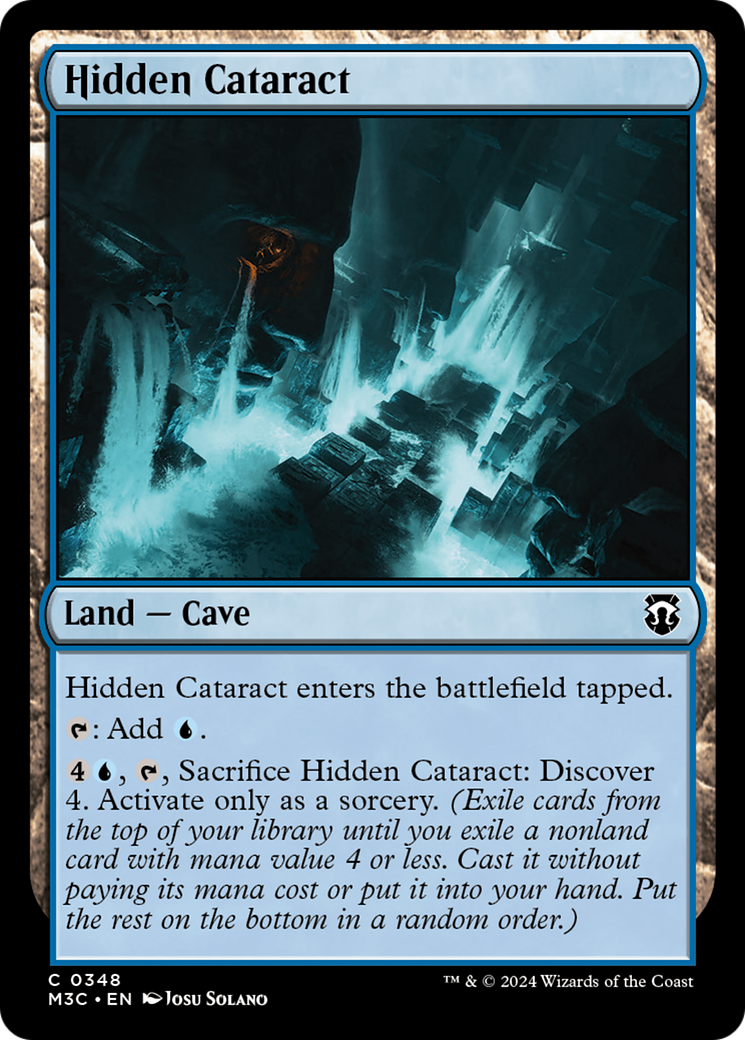 Hidden Cataract (Ripple Foil) [Modern Horizons 3 Commander] | Pegasus Games WI