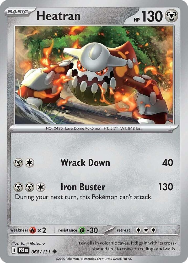 Heatran (068/131) [Scarlet & Violet: Prismatic Evolutions] | Pegasus Games WI