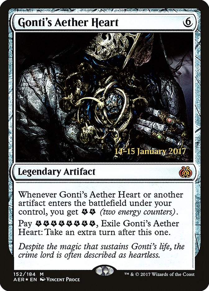 Gonti's Aether Heart [Aether Revolt Prerelease Promos] | Pegasus Games WI