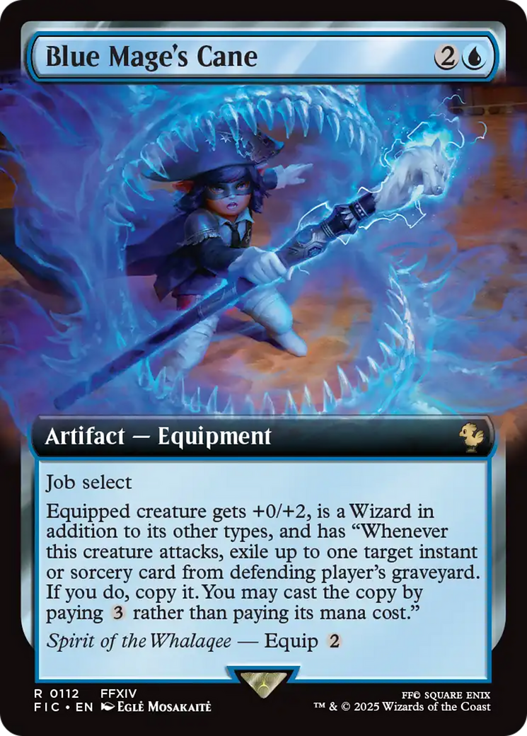 Blue Mage's Cane (Extended Art) [FINAL FANTASY Commander] | Pegasus Games WI