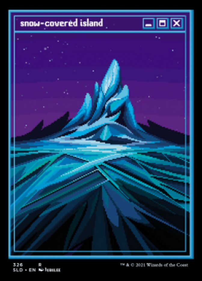 Snow-Covered Island (Foil Etched) [Secret Lair Drop Series] | Pegasus Games WI