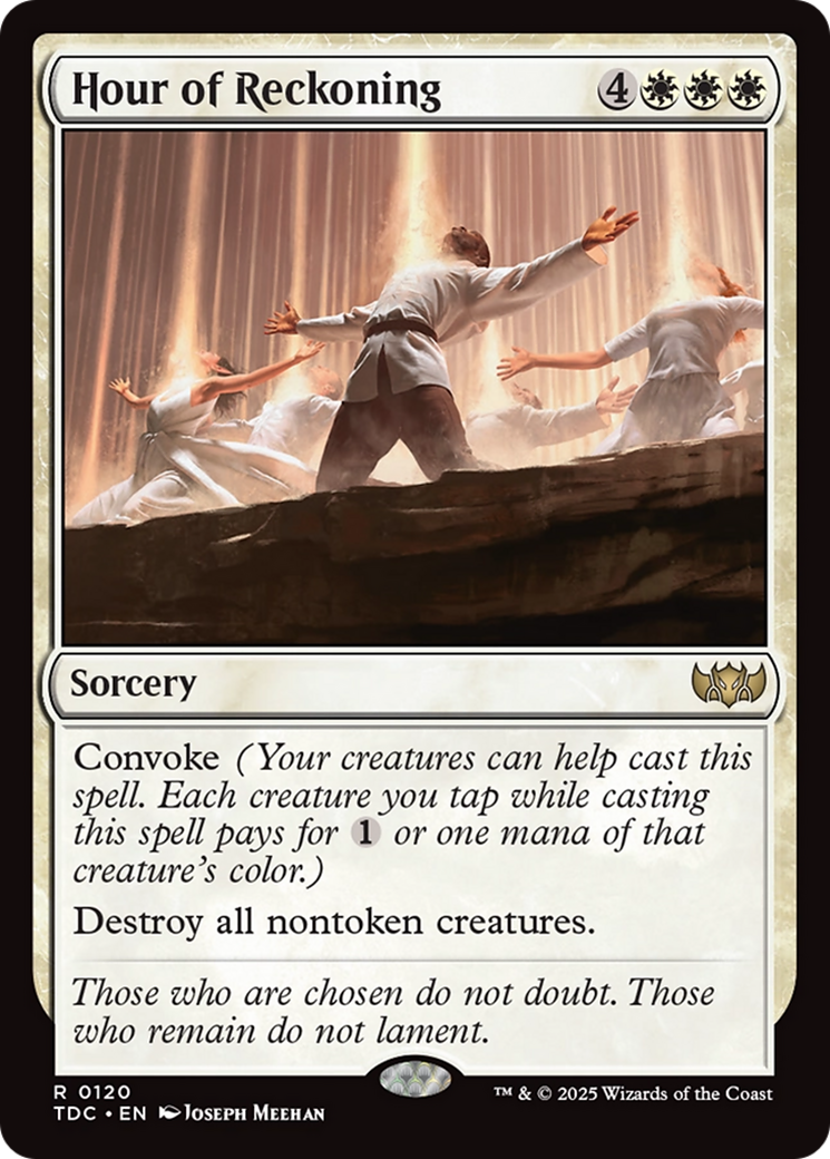 Hour of Reckoning [Tarkir: Dragonstorm Commander] | Pegasus Games WI