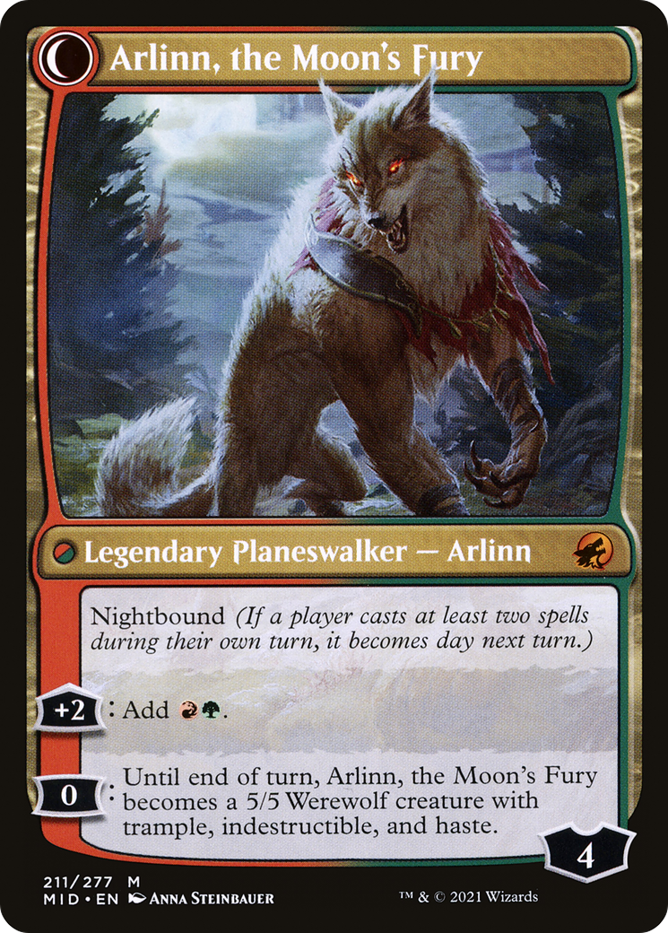 Arlinn, the Pack's Hope // Arlinn, the Moon's Fury [Secret Lair: From Cute to Brute] | Pegasus Games WI