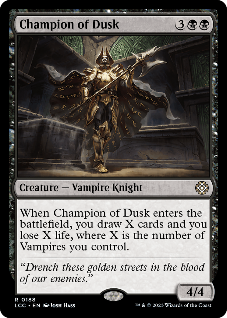 Champion of Dusk [The Lost Caverns of Ixalan Commander] | Pegasus Games WI
