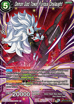 Demon God Towa, Furious Onslaught (BT17-115) [Ultimate Squad] | Pegasus Games WI