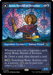 Rona, Herald of Invasion // Rona, Tolarian Obliterator (Showcase Planar Booster Fun) [March of the Machine] | Pegasus Games WI