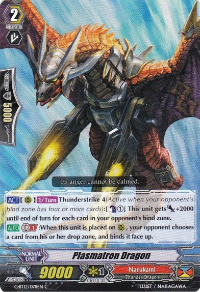 Plasmatron Dragon (G-BT12/078EN) [Dragon King's Awakening] | Pegasus Games WI