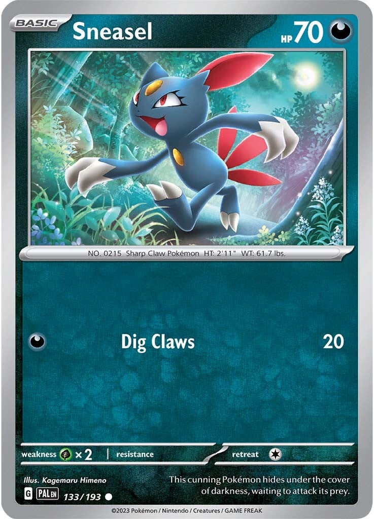 Sneasel (133/193) [Scarlet & Violet: Paldea Evolved] | Pegasus Games WI