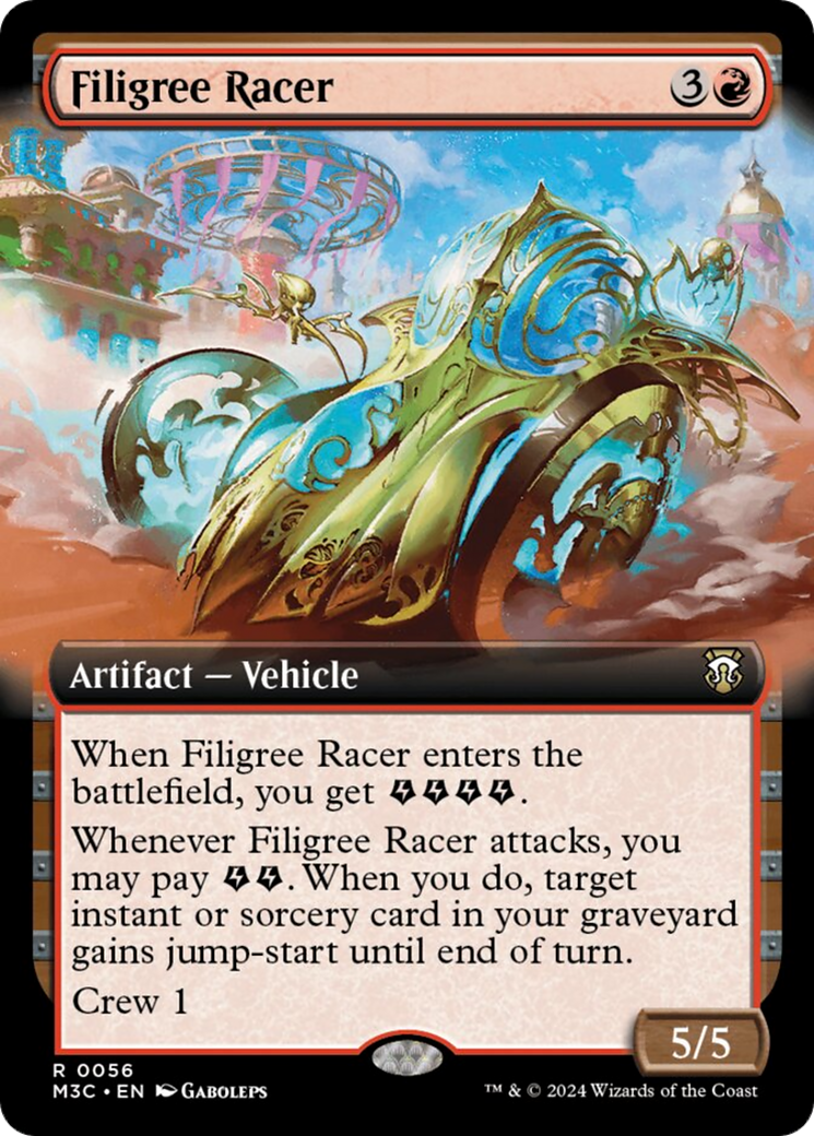 Filigree Racer (Extended Art) [Modern Horizons 3 Commander] | Pegasus Games WI