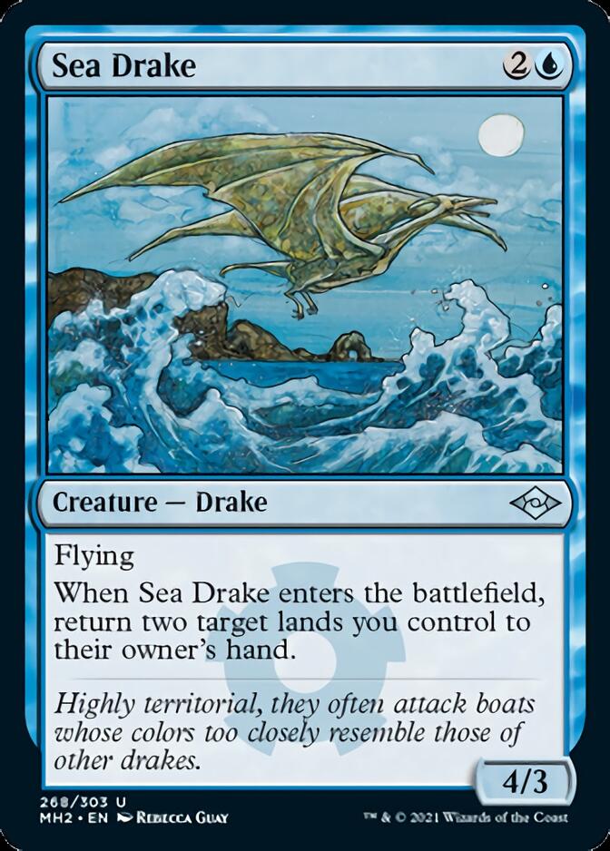 Sea Drake (Foil Etched) [Modern Horizons 2] | Pegasus Games WI