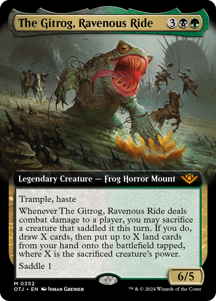 The Gitrog, Ravenous Ride (Extended Art) [Outlaws of Thunder Junction] | Pegasus Games WI