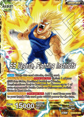 Vegeta // SS Vegeta, Fighting Instincts (Starter Deck Exclusive) (SD22-01) [Power Absorbed] | Pegasus Games WI
