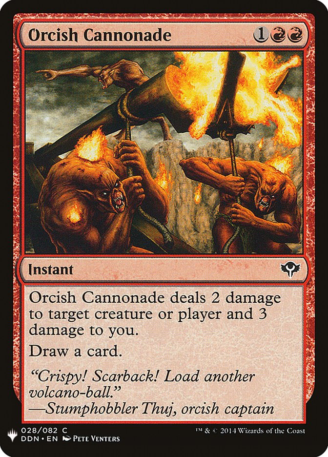 Orcish Cannonade [Mystery Booster] | Pegasus Games WI