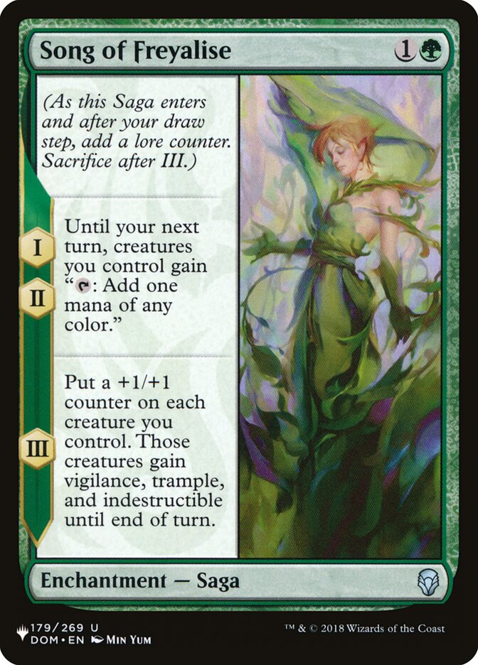 Song of Freyalise [The List] | Pegasus Games WI